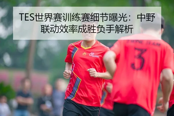 TES世界赛训练赛细节曝光：中野联动效率成胜负手解析